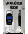 Ağırlık Ölçer 50 Kg El Terazisi El Kantarı Pilli Led Ekran