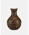 Ahşap Desenli 130 ml Aromaterapi Difüzör Sessiz ve USB Bağlantılı