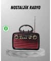 Ahşap Dokulu Bluetooth Müzik Kutusu – Vintage LED Tasarımıyla Modern Ses Deneyimi