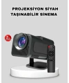 Akıllı Projeksiyon Cihazı HDMI USB Bağlantılı Taşınabilir Enerji Tasarruflu