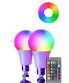 Akıllı RGB Led Ampul Led Uzaktan Kumandalı Renk Değiştiren Ampul
