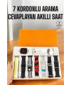 Akıllı Saat 7 Kordonlu Bildirim Görebilen Metal Kordon GPS Özelliği
