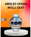 Akıllı Saat AMOLED Ekran Bluetooth Aramalı – Nabız, Uyku ve Spor Takipli