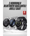 Akıllı Saat Amoled Ekran Bluetooth Bağlantılı Sesli Görüşme Nabız Ölçer
