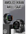 Akıllı Saat Bluetooth Bağlantılı Amoled Ekran Uyku ve Sağlık Takibi