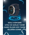 Akıllı Saat Bluetooth Bağlantılı NFC ve GPS Uyumlu Nabız Ölçer Sesli Görüşme