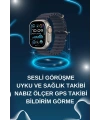 Akıllı Saat Bluetooth Bağlantılı NFC ve GPS Uyumlu Nabız Ölçer Sesli Görüşme