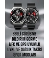 Akıllı Saat GPS VE NFC Özelliği Sesli Görüşme Dokunmstik Ekran