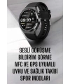 Akıllı Saat Nabız Sensörlü Bildirim Görebilen Spor Modları GPS Takibi