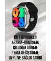 Akıllı Saat Tema Değiştirme Uyku ve Sağlık Takibi Bluetooth Bağlantılı
