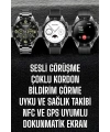 Akıllı Saat Titreşimli Pusula Nabız ve Tansiyon Ölçer NFC Uyumlu