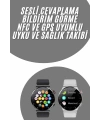 Akıllı Saat Uyku ve Sağlık Takibi NFC Uyumlu Bluetoooth Bağlantılı Android İOS Uyumlu