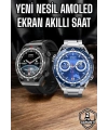 Akıllı Saat Yeni Nesil 2024 Model Metal Kordonlu Bluetooth Bağlantılı