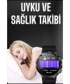Akıllı Saat Yeni Nesil Bluetooth Bağlantılı Uyku ve Sağlık Takibi NFC ve GPS
