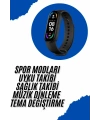 Akıllı Uyumlu Bileklik M6 Adımsayar Spor Modları Çağrı Görme Türkçe Menü