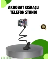 Akrobat Masaüstü Mandallı Telefon Tutucu 360 Derece Dönebilen