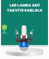 Aküden Çalışan 12V LED Ampul Taşınabilir Kullanım
