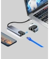 Alüminyum Kasalı MacBook USB-C Hub – 4K HDMI, USB 3.0, SD/TF Kart Girişi, PD Şarj Desteği