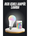 Ambiyans Aydınlatma RGB Led Lamba Kumandalı Renk Değiştirebilen