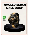 Amoled Akıllı Saat Manyetik Şarj GPS Destekli Spor ve Günlük Kullanım