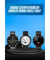 Amoled Ekran 3 Kordonlu Akıllı Saat 5.0 Bluetooth Bağlantılı Android ve İOS Uyumlu