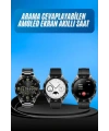 Amoled Ekran 3 Kordonlu Akıllı Saat 5.0 Bluetooth Bağlantılı Android ve İOS Uyumlu