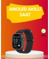 AMOLED Ekran 49mm Ultra Tasarım 3 Kordonlu Akıllı Saat