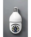 Ampul Görünümlü Güvenlik Kamerası Duylu Wifi Kamerası Dönebilen