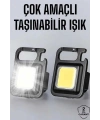 Anahtarlık Çok Amaçlı Mıknatıslı Taşınabilir Işık Led Şarjlı