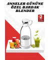 Anneler Gününe Özel Hediye Bardak Blender Paslanmaz Çelik Bıçaklı