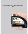 Anti Hırsızlık 110 dB Alarm Disk Fren Kilidi Suya Dayanıklı Çelik Güvenlik Kilidi