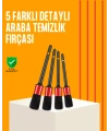 Araba Temizliği İçin 5 Parça Fırça Takımı