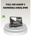 Araç DVR Kamerası 3’lü 170° Geniş Açılı Full HD ve Park Destekli
