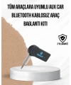 Araç İçi Bluetooth AUX Adaptörü ve Telefon Görüşme Cihazı