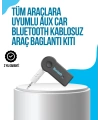 Araç İçi Bluetooth AUX Müzik ve Telefon Görüşmesi Adaptörü