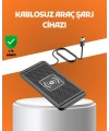 Araç İçi Kablosuz Şarj Pedi – Manyetik Güçlü Tutuş, Hızlı Şarj Özelliği