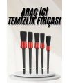Araç İçi Led Aksesuar 5 Farklı Detaylı Araba Temizlik Fırçası Oto Temizleme Fırçası