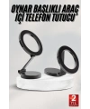 Araç Içi Telefon Tutucu İOS Uyumlu Magsafe Manyetik Mıknatıslı