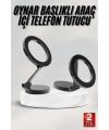 Araç Içi Telefon Tutucu İOS Uyumlu Magsafe Manyetik Mıknatıslı