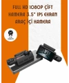 Araç İçi ve Ön Kameralı 3 İnç IPS Ekranlı Full HD Güvenlik Kamerası