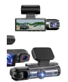 Araç Kamerası Black Box Çift Kameralı Ekranlı Full HD Sürüş Kamerası