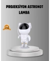Astronot Galaksi Projeksiyon Lambası Bluetooth Bağlantılı ve Uzaktan Kontrollü