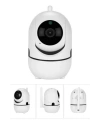 Baby Kamera Kablosuz 720P Beyaz 360 Derece Wifi Kamera Full HD 1080p