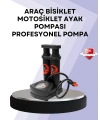 Basınç Saatli Ayak Pompası Bisiklet ve Araç Uyumlu