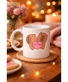 Be Mine Sevimli Ayıcık Tasarımlı Porselen Kupa Model 43 – Aşk Temalı Sevgili Kupası – Özel Gün Hediyesi
