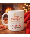 Be My Valentine Porselen Kupa Model 7 - Sevgililer Günü Hediyesi-Aşk Temalı Sevimli Kupa