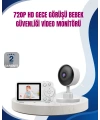 Bebek Monitörü Cry Detection ve HD Gece Görüş Destekli