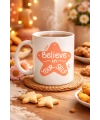 Believe in Yourself Porselen Kupa MODEL 127 – Motivasyon Mesajlı, Kahve & Çay Kupası, Sevdiklerine Anlamlı Hediye