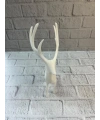 Beyaz Dekoratif Geyik Figürü Şık Ev Aksesuarı