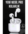 Beyaz Yeni Nesil Pro Bluetooth Kulaklık Yüksek Ses Kaliteli ANC Özelliği